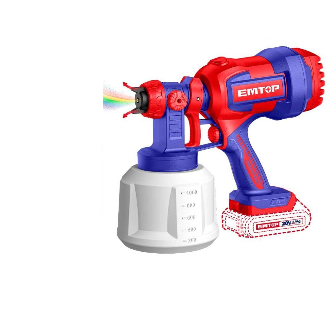 Фарбопульт акумуляторний EMTOP ELSG20042